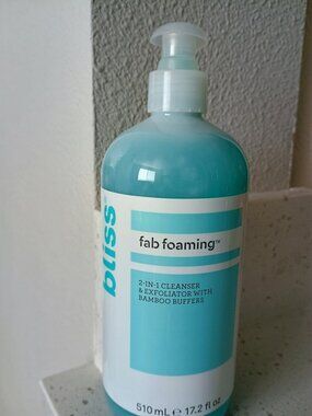 💧💙🩵BN BLISS FAB FOAMING 2-IN-1 CLEANSER LARGE SIZE